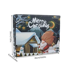 Christmas Advent Calendar Box Christmas Countdown Gift Box Set with 24 CrXeL - Picture 1 of 9