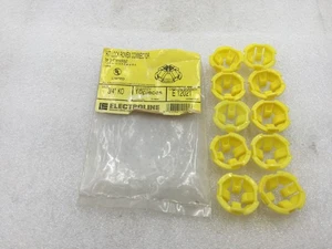 Electroline E12021 3/4" Yellow Plastic Hit Lock Romex Connector - Pack of 10 - Picture 1 of 6