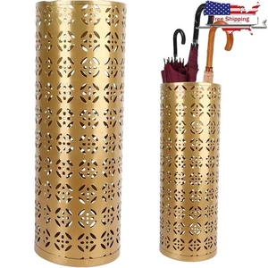 Metal Umbrella Holder Indoor Storage Stylish Stand Walking Canes & Gifts New - Picture 1 of 10