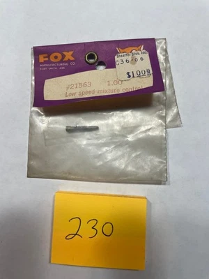 VINTAGE FOX LOW SPEED MIXTURE CONTROL  NO. 21563 - Image 1 of 3