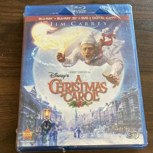 Disneys A Christmas Carol (Blu-ray/DVD, 2010, 4-Disc Set, 3D Includes Digital... - Imagen 1 de 4