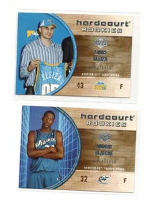 2005-06 UD HARDCOURT  ROOKIE'S SERIAL #/1750 (ANDRAY BLATCHE & LINAS KLEIZA) - Picture 1 of 1