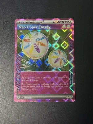 Neo Upper Energy 162/162SV05: Temporal Forces Ace Spec Holo Pokémon TCG - Image 1 of 4