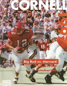 CORNELL BIG RED VS HARVARD CRIMSON 1997 FOOTBALL PROGRAM IVY LEAGUE - Afbeelding 1 van 1