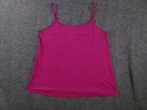 Faded Glory Tank Top Women 1X Pink Base Layering Capsule Casual Cami Preppy - Picture 1 of 8