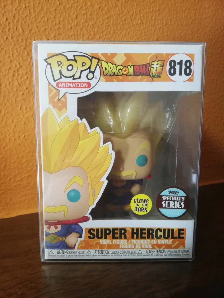 Funko Pop Anime Dragonball Super Hercule Mr. Satan GITD 818 Vinyl Figure