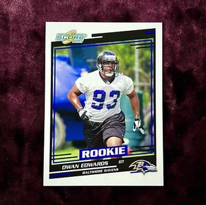 Dwan Edwards 2004 Score RC #416 MINT Ravens Rookie Jersey Oregon State Legendsđź’™ - Picture 1 of 2