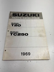 1969 Suzuki T20 TC250 OEM Parts Part Diagram Book Catalog Catalogue - Picture 1 of 10