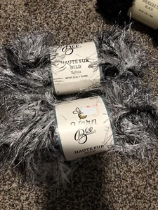 Yarn Bee Haite Fur Wild Zebra 2 - Picture 1 of 9