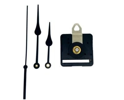 mécanisme mouvement horloge pendule SILENCIEUX aiguilles poire 8-11cm diy - Photo 1/4