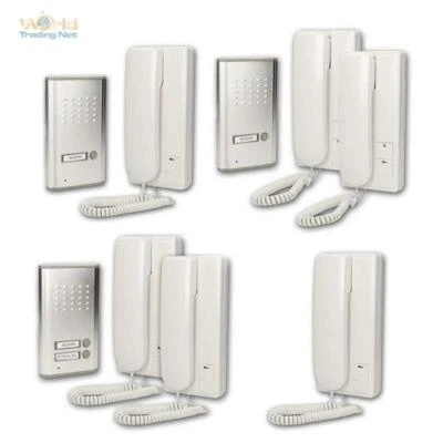 Türsprechanlage Gegensprechanlage, Sprechanlage 4-Draht Türklingel, 1/2 Familien - Bild 1 von 4