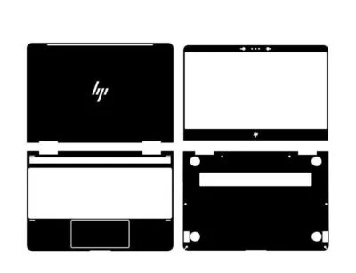 Carbon Sticker Skin Decals Guard for HP X360 Spectre 13 AC023DX AC033DX AC076NR - Image 1 of 4