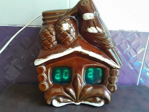 Vintage USSR Desk Clock Electronica-02.Lamp Clock House Ceramics. - Picture 1 of 21