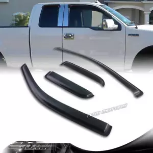 Visera para ventana de tinte de humo pantalla para lluvia/ventilación solar para Ford F-150 2004-2014 súper cabina - Imagen 1 de 4