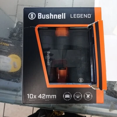 Bushnell Legend 10x42 Binoculars IPX7 RainGuard Fully Multi-Coated BRAND NEW! - Image 1 of 4