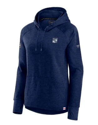 Womens Medium New York Rangers Hoodie Fanatics Pro NHL Hockey Pullover Cool Core - Image 1 of 4