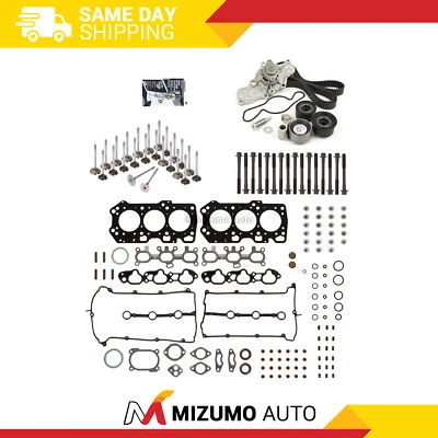 Head Gasket Set Valves Timing Belt Kit Fit 93-02 Mazda 626 MX-6 Ford 2.5 DOHC KL - Image 1 of 4