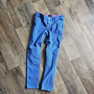 Ralph Lauren Girls Blue Corduroy Pants Size 10 EUC 98% Cotton 2% Spandex - Picture 1 of 4