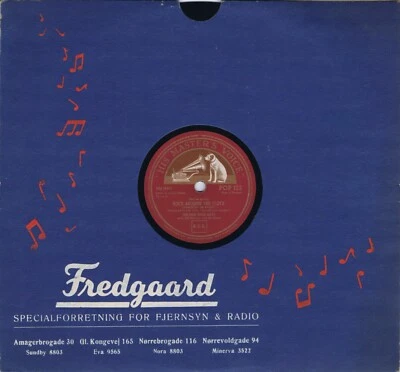 DEEP RIVER BOYS Rock Around The Clock / Adam Never Had.. Danish 1955 HMV POP 113 - Image 1 of 3