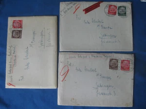 Colección de cartas de BERLÍN con correo tubular a la estación de tren de Potsdam Eilbote a Gotinga - Imagen 1 de 3