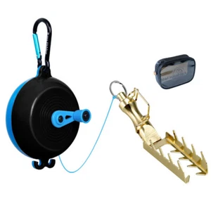Rescue Hard Bait mit 30 m Schnur, Köderschoner, Angelzubehör (blau, schwarz) - Bild 1 von 10