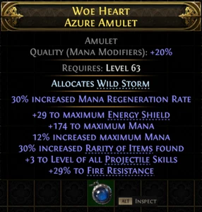 Amulet +3 Stromweaver Spark Mana Standard Softcore Path of Exile 2 PoE2 - Picture 1 of 1