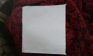 1 SQ OF 12"x12" OR AS MANY AS YOU WANT 14ct CREAM AIDA 4 CARD MAKING ANCHOR - Picture 1 of 2