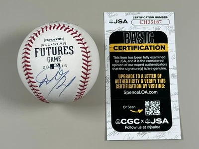 Ketel Marte Signed 2015 Futures Game Baseball JSA COA Mariners Diamondbacks - Image 1 of 4