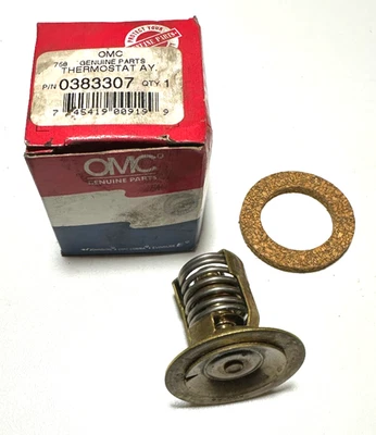 OMC 160° Thermostat NOS 383307 - Image 1 of 3