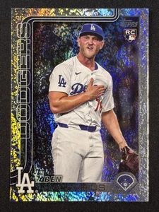 2025 Topps Series 2 Ben Casparius #384 Sandglitter Parallel Rookie Dodgers - Picture 1 of 2
