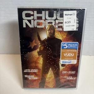 New 2014 Chuck Norris Total Attack Pack 4 Movie DVD Sealed - Picture 1 of 2