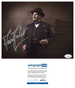 David Suchet “POIROT” AUTOGRAPH “Hercule Poirot” Signed 10x8 Photo ACOA - Picture 1 of 3