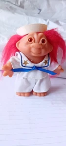 Vintage Dam Sailor Troll Doll 2001 Original Outfit Red Hair Excellent Condition - Picture 1 of 6