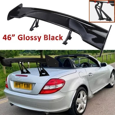 Black 46 "GT-Style Rear Trunk Spoiler Lip Racing Wing For Mercedes-Benz SLK350 Foto 1 de 4