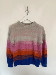 Boden Scenic Knit Jumper Size XS Colourful Mohair Alpaca Sweater - Picture 1 of 14