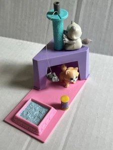 1992 By Kenner - Vintage Littlest Pet Shop Cutesy Kittens With Kitten Playhouse - Picture 1 of 2