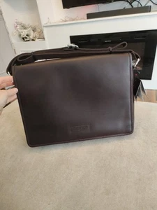 Dbramante Umhängetasche 14 Zoll dunkelbraun Echtleder Business Smart Büro - Bild 1 von 10