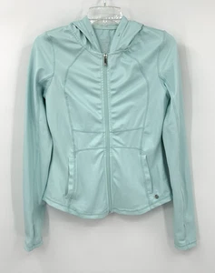 BUFFBUNNY Hoodie Nordlicht Jacke leicht Training Gym Eiszapfen blau M - Bild 1 von 7