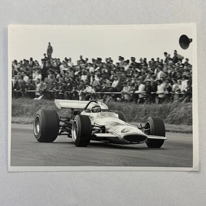 Vintage Racing Photo McLaren 1969 British Grand Prix Bruce McLaren Photograph - Picture 1 of 9