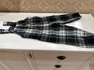 Mono de una pieza a cuadros verde y negro talla 3-4 O’Neil Of Dublin para niños pequeños - Imagen 1 de 4