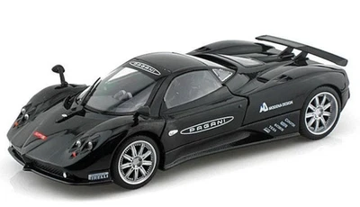 Modelo fundido a presión Pagani Zonda F Nurburgring 2007 escala 1/24 de MotorMax - negro Foto 1 de 4