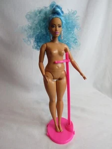 Barbie Extra #4 Kopf auf Fashionista Körper Hybrid OOAK NUDE Puppe - gebraucht - Bild 1 von 4