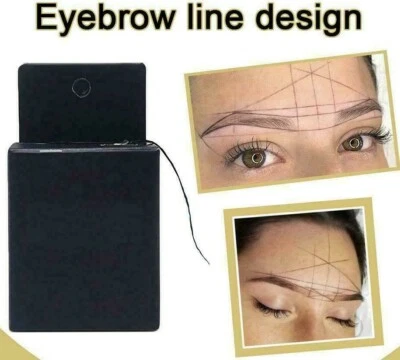 Microblading Eyebrow Mapping String Pre-Inked Eyebrow Marking thread UK