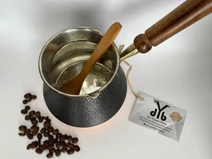 29 oz Turkish Coffee Cezve Pot Hand Hammered in Turkey Turka Турка Джезва - Picture 1 of 4