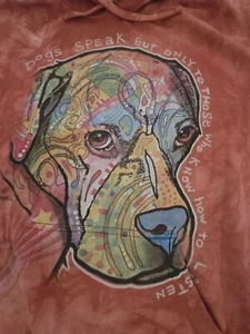 The Mountain Hoodie Sweatshirt Large Dogs Speak To Those Who Know How To Listen - Picture 1 of 4