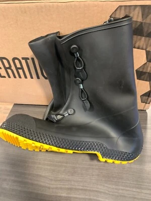 Overboots Mens 14-15 PVC HONEYWELL SERVUS 11002B X-LARGE NEW BLACK WATERPROOF - Image 1 of 3