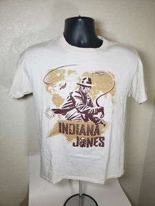 Official Disney Theme Park Indiana Jones T-Shirt Rare Size Youth Large - Picture 1 of 4