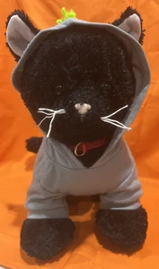 Build A Bear Promise Pets Plush Black Cat Green Eyes Heartbeat 2019 - Picture 1 of 5