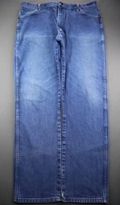 Jeans rectos vintage para hombre Wrangler 13MWZ hechos en EE. UU. talla 42x34 (MSR 41x32) - Imagen 1 de 8