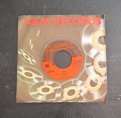 ABBA "SOS / Man in the Middle" 1975 Vinyl Record Excellent Condition! - Image 1 of 4